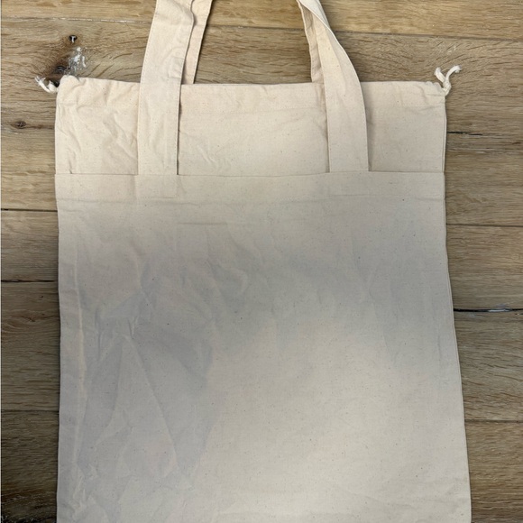 Johnny Was Canvas Tote Bag Red Logo Reusable Shopper Eco Cotton - Picture 4 of 6